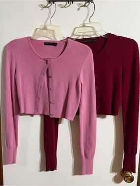 The Limited Pink Ribbed Knit Top